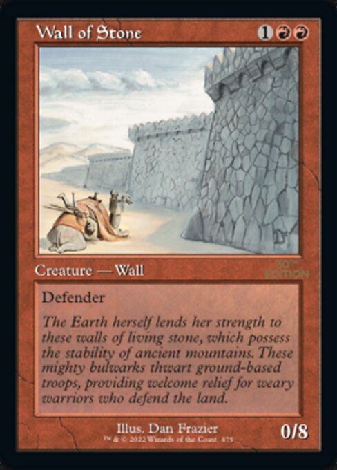 Wall of Stone from 30th Anniversary Edition