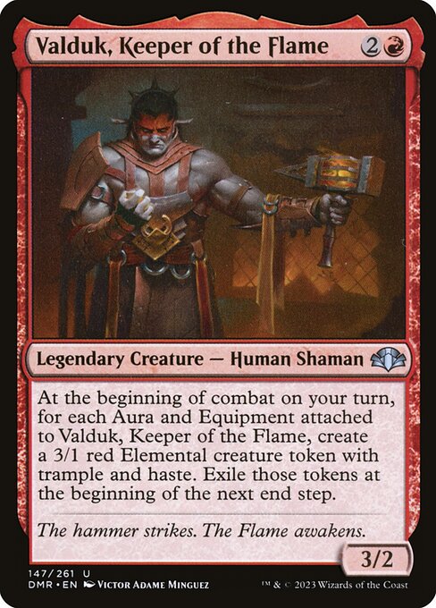Valduk, Keeper of the Flame from Dominaria Remastered