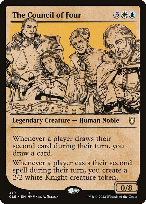 The Council of Four from Commander Legends: Battle for Baldur's Gate