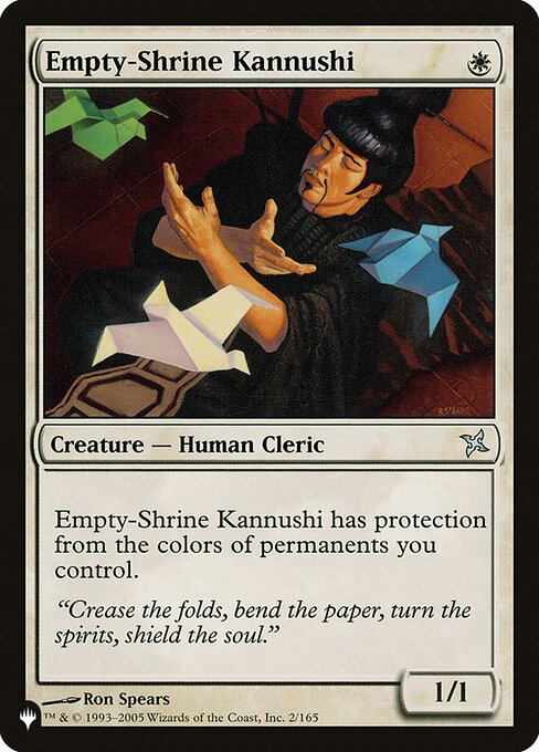 Empty-Shrine Kannushi highlighted card art