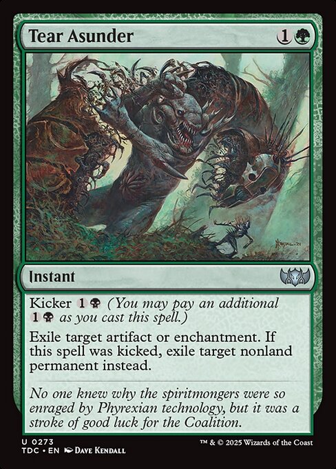 Tear Asunder from Tarkir: Dragonstorm Commander