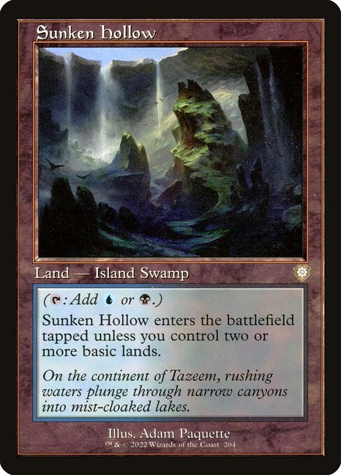 Sunken Hollow from The Brothers' War Commander