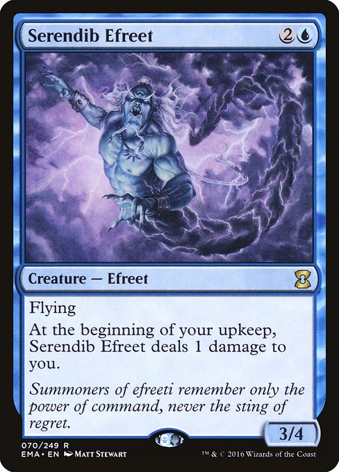 Serendib Efreet from Eternal Masters