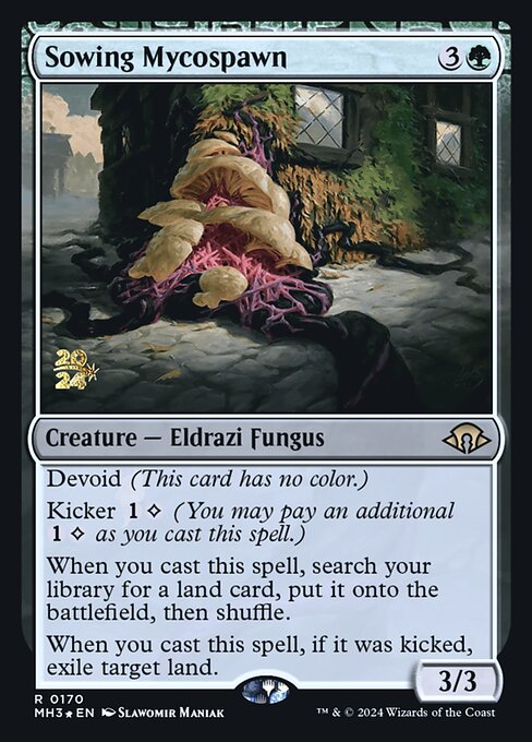 Sowing Mycospawn from Modern Horizons 3 Promos