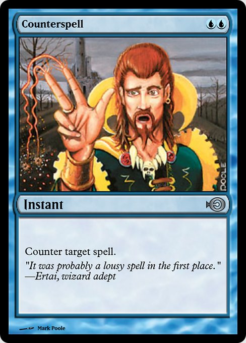 Counterspell from Magic Online Promos