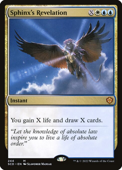 Sphinx's Revelation from Starter Commander Decks