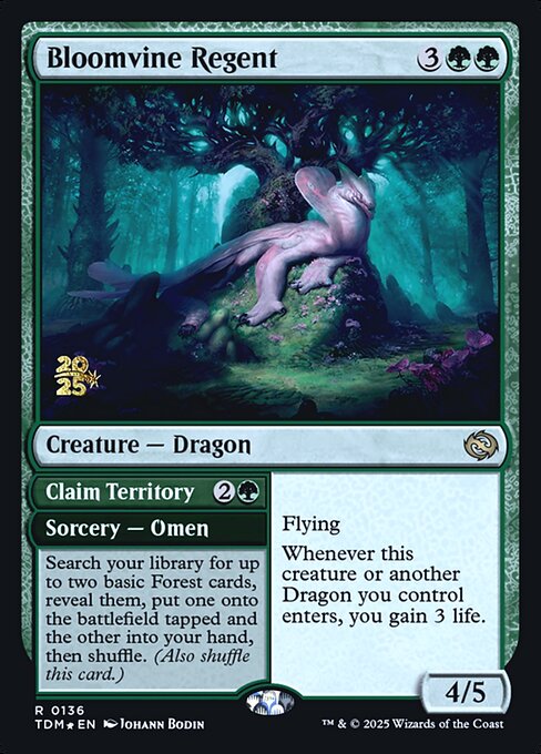 Bloomvine Regent // Claim Territory from Tarkir: Dragonstorm Promos