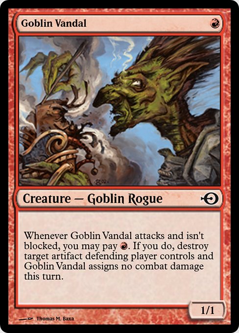Goblin Vandal from Magic Online Promos