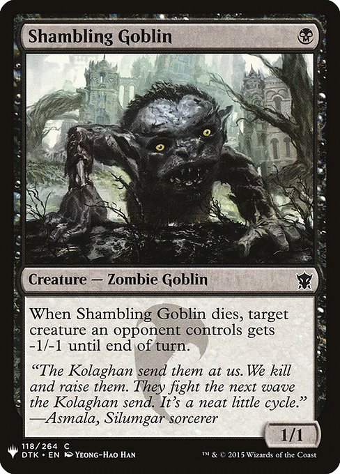 Shambling Goblin from The List