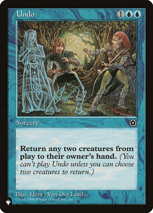 Undo highlighted card art