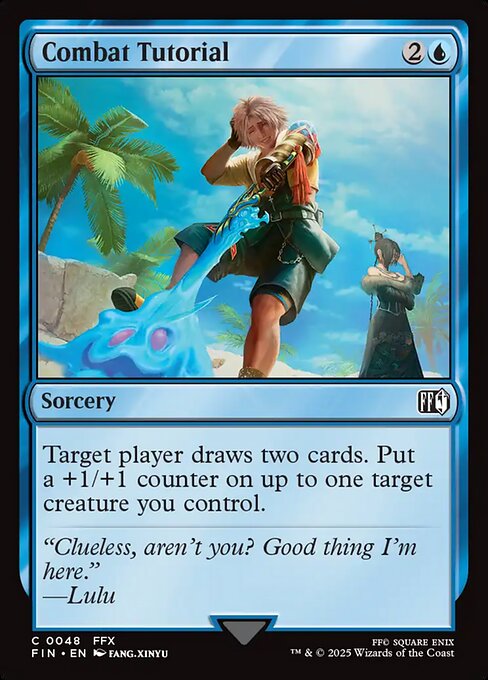 Combat Tutorial highlighted card art