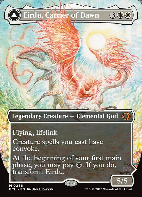 Eirdu, Carrier of Dawn // Isilu, Carrier of Twilight from Lorwyn Eclipsed
