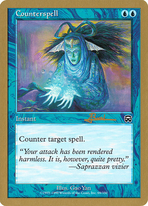Counterspell from World Championship Decks 2001