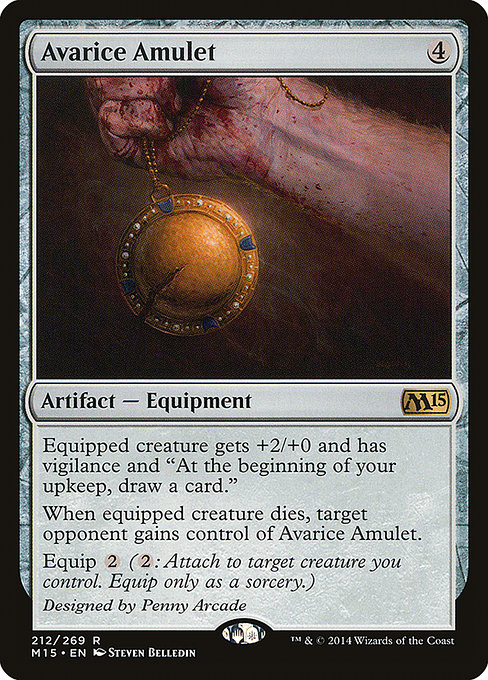 Avarice Amulet highlighted card art