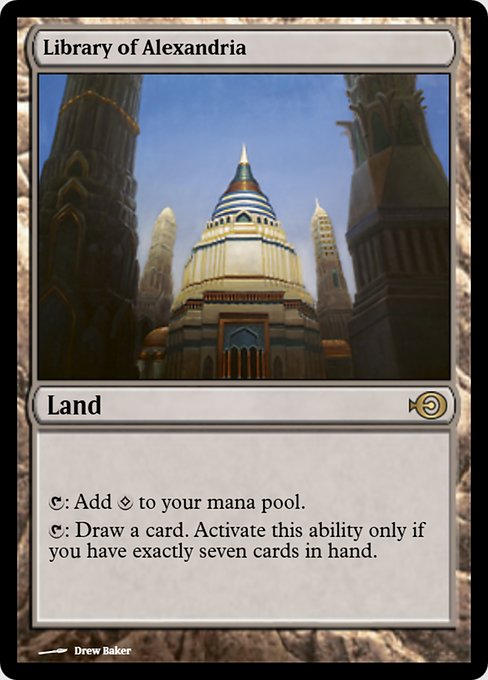 Library of Alexandria from Magic Online Promos