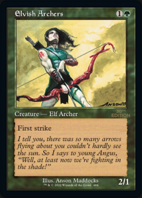 Elvish Archers from 30th Anniversary Edition