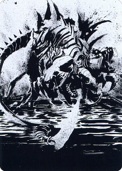 Karumonix, the Rat King // Karumonix, the Rat King from Phyrexia: All Will Be One Art Series