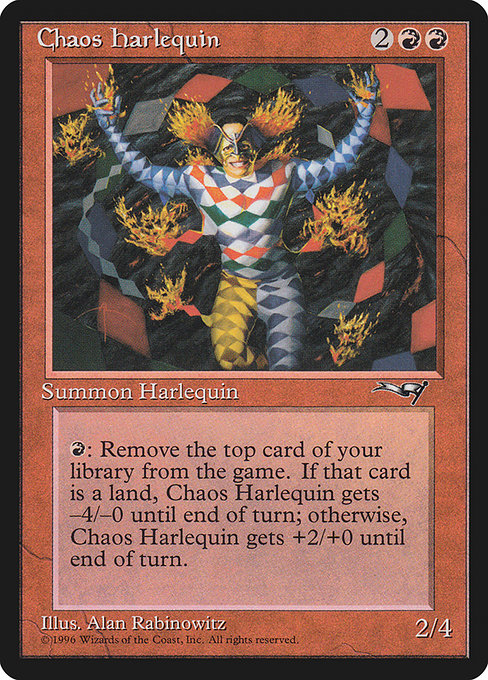 Chaos Harlequin highlighted card art