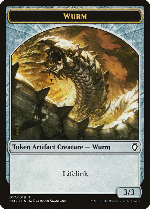 Wurm from Commander Anthology Volume II Tokens