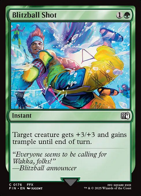 Blitzball Shot highlighted card art