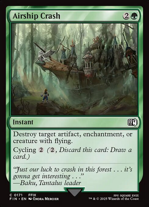 Airship Crash highlighted card art
