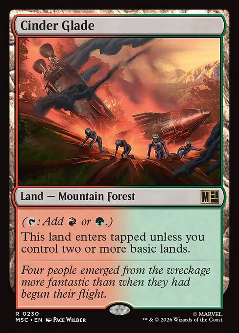 Cinder Glade from Marvel Super Heroes Commander