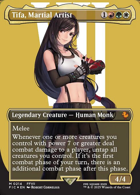 Tifa, Martial Artist from Final Fantasy Commander