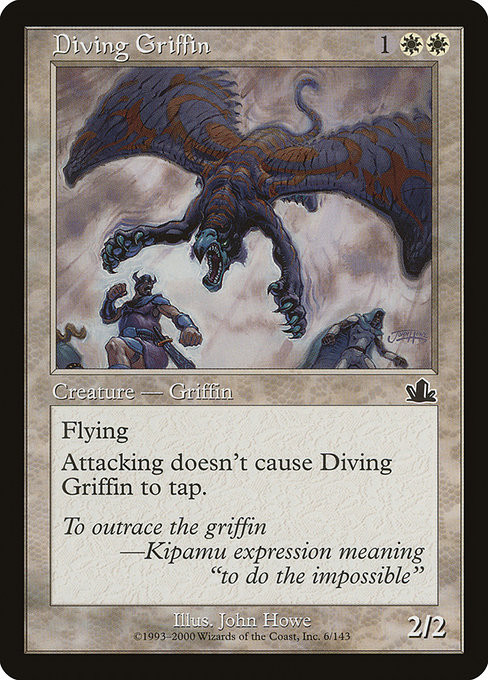 Diving Griffin from Prophecy
