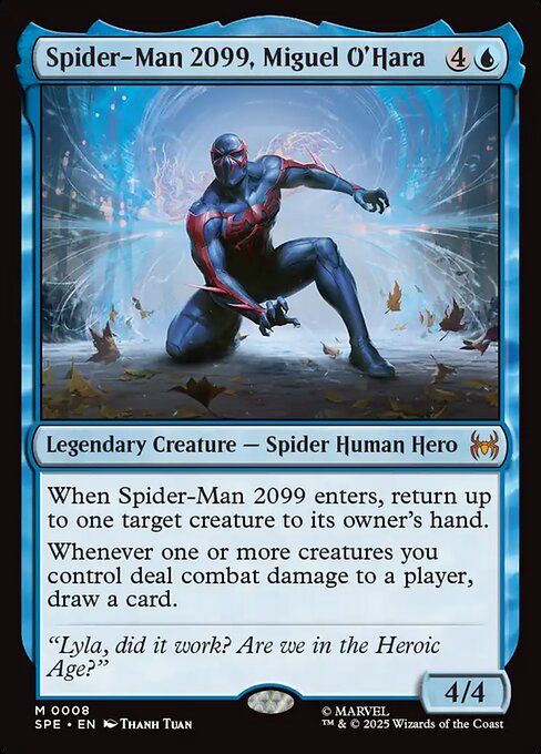 Spider-Man 2099, Miguel O'Hara highlighted card art