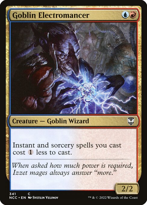 Goblin Electromancer from New Capenna Commander