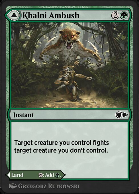 Khalni Ambush // Khalni Territory highlighted card art