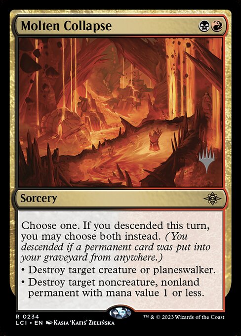 Molten Collapse from The Lost Caverns of Ixalan Promos