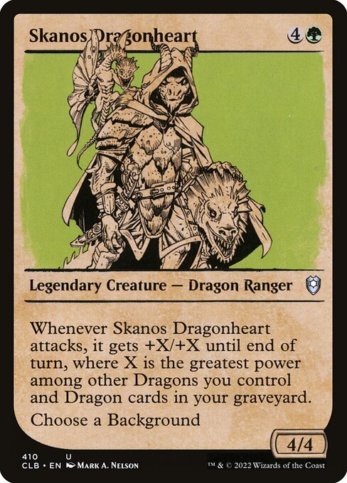 Skanos Dragonheart from Commander Legends: Battle for Baldur's Gate