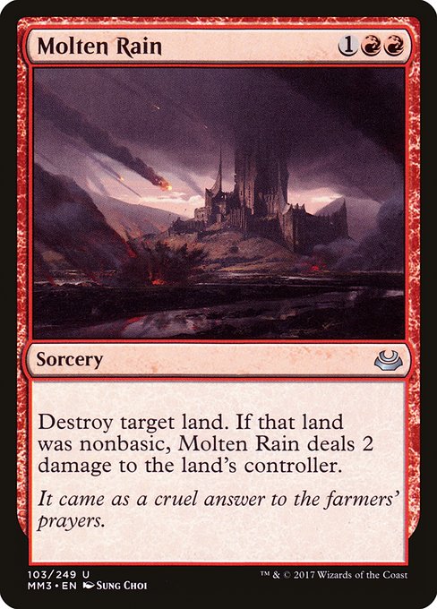 Molten Rain from Modern Masters 2017