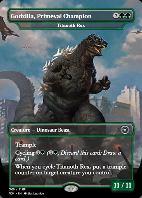 Titanoth Rex from Magic Online Promos
