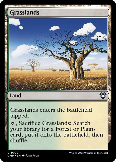 Grasslands highlighted card art