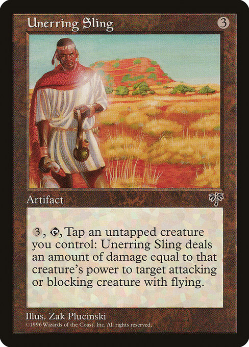 Unerring Sling highlighted card art