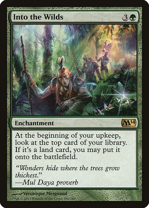 Into the Wilds highlighted card art