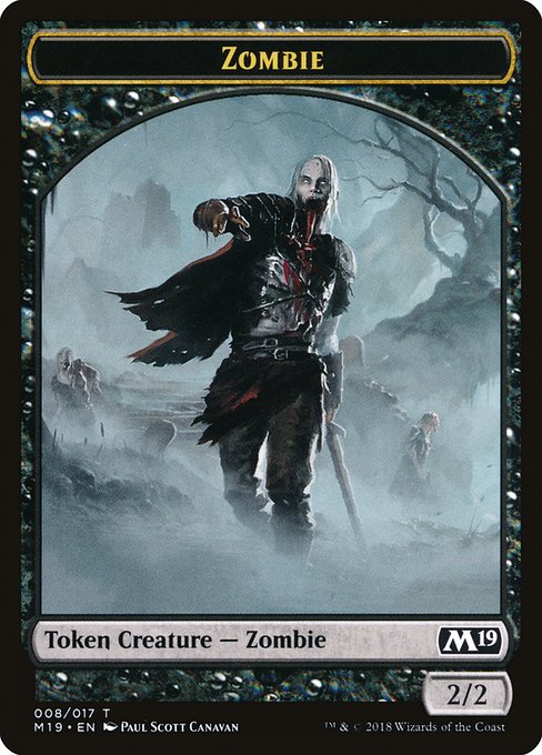 Zombie from Core Set 2019 Tokens