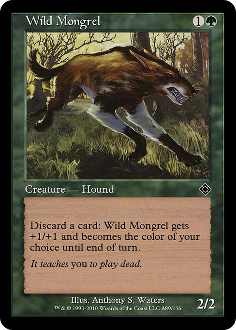 Wild Mongrel from Magic Online Theme Decks