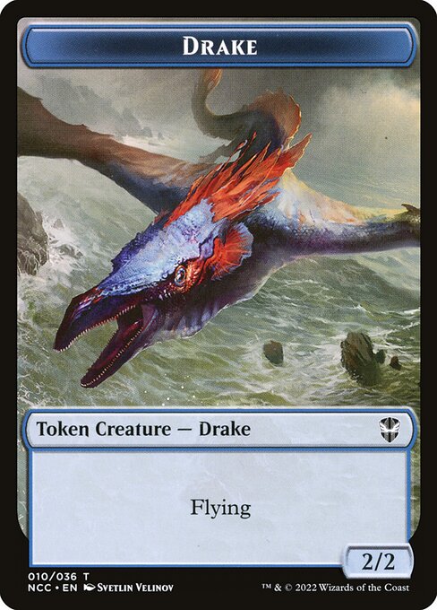 Drake from New Capenna Commander Tokens