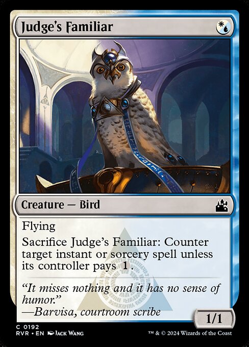 Judge's Familiar highlighted card art