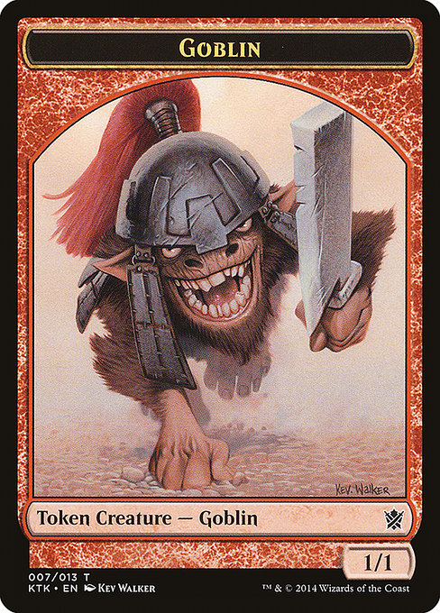 Goblin from Khans of Tarkir Tokens