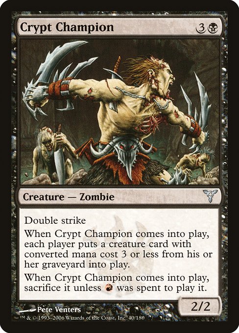 Crypt Champion from Dissension