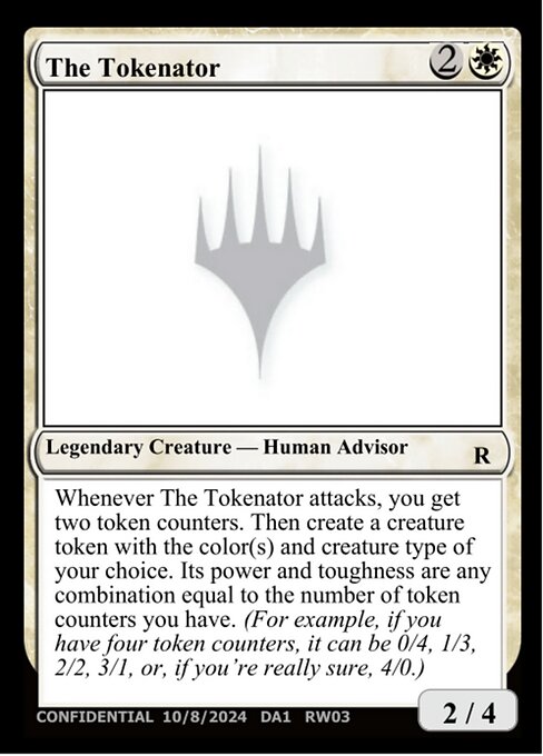 The Tokenator highlighted card art