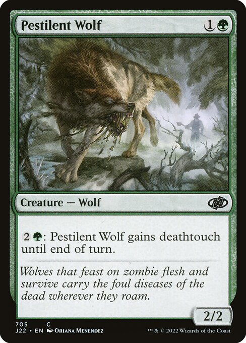 Pestilent Wolf highlighted card art
