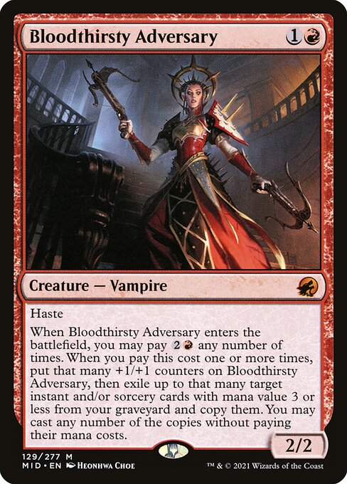 Bloodthirsty Adversary from Innistrad: Midnight Hunt
