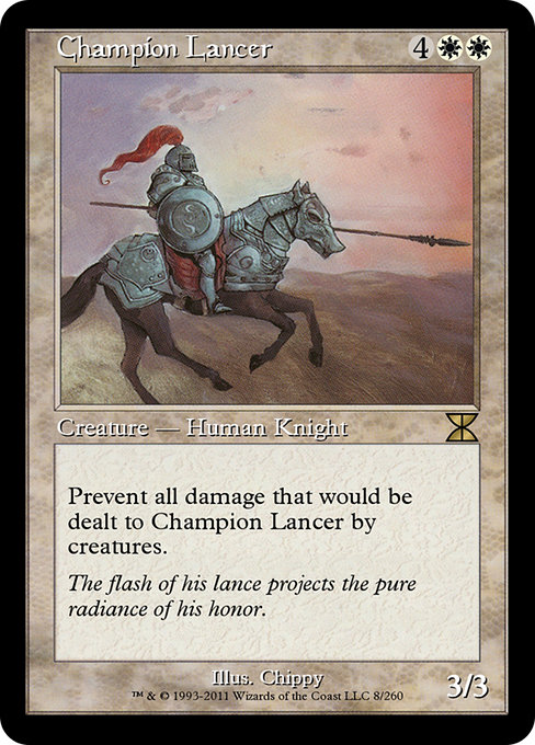Champion Lancer highlighted card art
