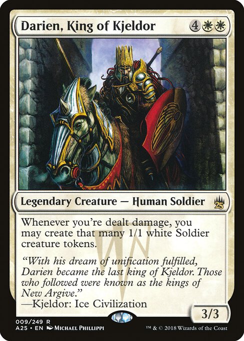 Darien, King of Kjeldor from Masters 25