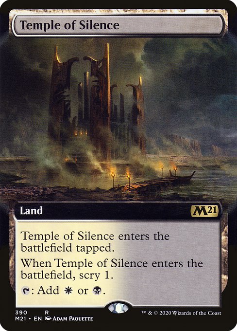 Temple of Silence from Core Set 2021